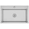 vidaXL Handmade Kitchen Sink Stainless Steel