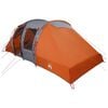 vidaXL Instant Tent Grey and Orange 524 x 232 x 192 cm