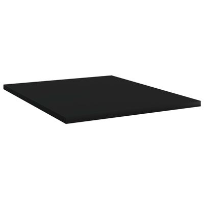 vidaXL Bookshelf Boards 8 pcs Black 40x50x1.5 cm Engineered Wood