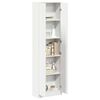 vidaXL Wardrobe with Shelf White 55 x 25 x 189 cm Engineered Wood