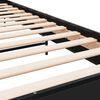 vidaXL Bed Frame without Mattress Black 90x200 cm