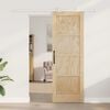 vidaXL Sliding Door ORKDAL Brown 73.5 x 211 cm Solid Pine Wood