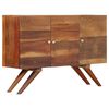 vidaXL Sideboard Brown Solid Reclaimed Wood 110x30x75 cm