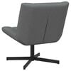 vidaXL Swivel Chair Dark Grey 63 x 75 x 76 cm Fabric