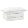 vidaXL Duvet and Pillow Set 2 pcs 137x200 cm 4 Seasons 300 GSM Wool