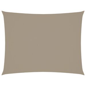 vidaXL Sunshade Sail Oxford Fabric Rectangular 3x6 m Taupe