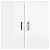 vidaXL Wall Cabinet High Gloss White 60x31x60 cm Engineered Wood