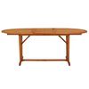 vidaXL Garden Table 200x100x75 cm Solid Wood Eucalyptus