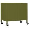 vidaXL Storage Cabinet Olive Green 60x35x56 cm Steel