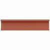 vidaXL Wall Shelf with Shelf 4 pcs Red 40 x 9 x 3 cm Engineered Wood