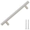 vidaXL Cabinet Handles 10 pcs Silver 128 mm Stainless Steel