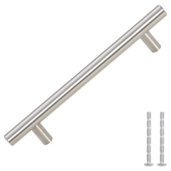 vidaXL Cabinet Handles 10 pcs Silver 128 mm Stainless Steel
