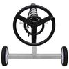 vidaXL Pool Cover Roller with Stainless Steel Base