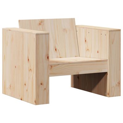 vidaXL 2 Piece Garden Lounge Set Solid Wood Pine