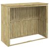 vidaXL Wheelie Bin Storage Impregnated Pine Wood