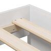 vidaXL Storage Bed Frame White 90 x 200 cm Engineered wood