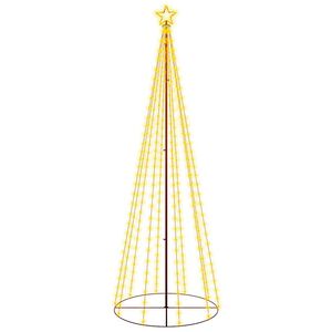 vidaXL Christmas Cone Tree Warm White 310 LEDs 100x300 cm