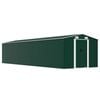 vidaXL Garden Shed Green 257x990x181 cm Galvanised steel