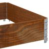 vidaXL Garden Planter Brown 120x80 cm Solid Wood Pine