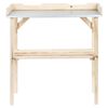 HI Wooden Planting Table 82x38x78 cm