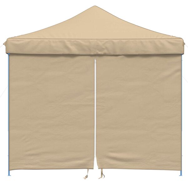 vidaXL Party Tent Folding Beige 292 x 292 x 315 cm Oxford Fabric