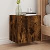 vidaXL TV Wall Cabinet Smoked Oak 40.5x30x40 cm Engineered Wood