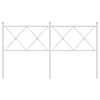 vidaXL Metal Replace Headboard White 160cm