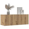 vidaXL TV Cabinets Wall-mounted 2 pcs Artisian Oak 80x30x30 cm