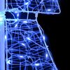 vidaXL Christmas Tree with 240 LEDs Blue 180 cm Acrylic