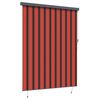 vidaXL Roller Blind Orange and Brown 200 x 250 cm Fabric and Aluminum