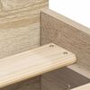vidaXL Bed Frame without Mattress Sonoma Oak 75x190 cm Small Single