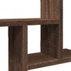 vidaXL Wall Shelves 2 pcs Brown Oak 38x12x38 cm Engineered Wood