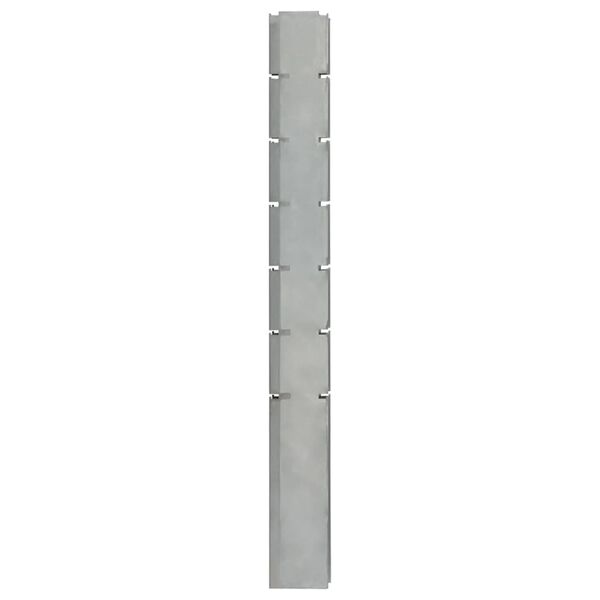 vidaXL Garden Fence Posts 10 pcs Silver 180 cm&nbsp;Galvanised Steel