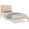 vidaXL Extra Long Bed Frame without Mattress 100x210 cm Solid Wood