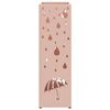 vidaXL Umbrella Stand Pink 15.5 x 15.5 x 49 cm Metal