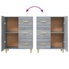 vidaXL Sideboard Grey Sonoma 69.5x34x90 cm Engineered Wood