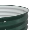 vidaXL Garden Raised Bed Green 400 x 80 x 81 cm Steel
