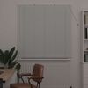vidaXL Window Blind with Curtains Manual White Aluminium