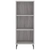 vidaXL Highboard Grey Sonoma 34.5x34x180 cm Engineered Wood