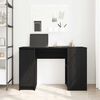 vidaXL Desk Black Oak 120x42x76 cm Engineered Wood