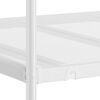 vidaXL Bunk Bed without Mattress White 107x203 cm Steel