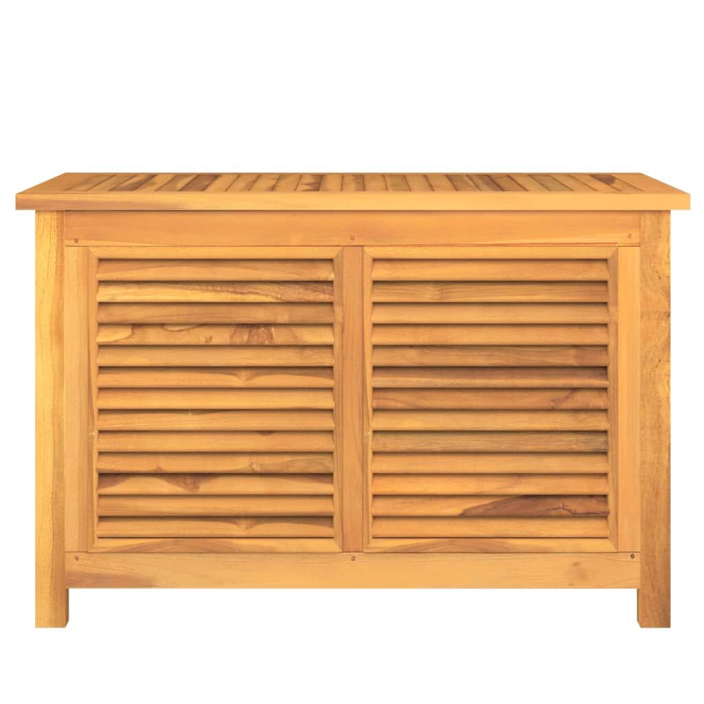 vidaXL Garden Storage Box with Bag 90x50x58 cm Solid Wood Teak