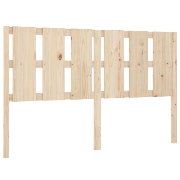 vidaXL Bed Headboard 155.5x4x100 cm Solid Wood Pine