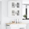 vidaXL Kitchen Cabinet 2 pcs White 60 x 31 x 40 cm Engineered Wood