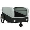 vidaXL Bike Trailer Black and Grey 45 kg Iron