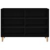 vidaXL Sideboard Black Oak 103.5 x 35 x 70 cm Engineered Wood