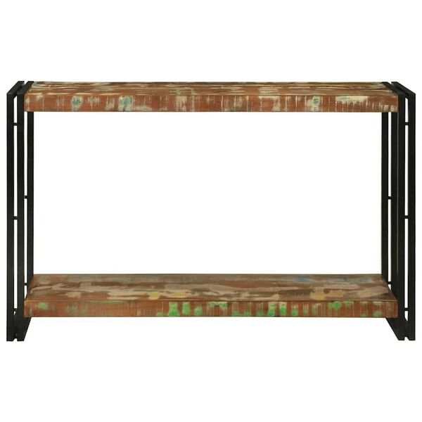 vidaXL Console Table Multicolour 120 x 33 x 75 cm Solid reclaimed wood