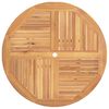vidaXL Folding Garden Table Ø 110x75 cm Solid Wood Teak