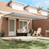 vidaXL Automatic Retractable Awning Anthracite&White 450x300 cm