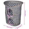 vidaXL 2-Tier Willow Cat Tree Pet House/Bed/Scratching Post with Cushion